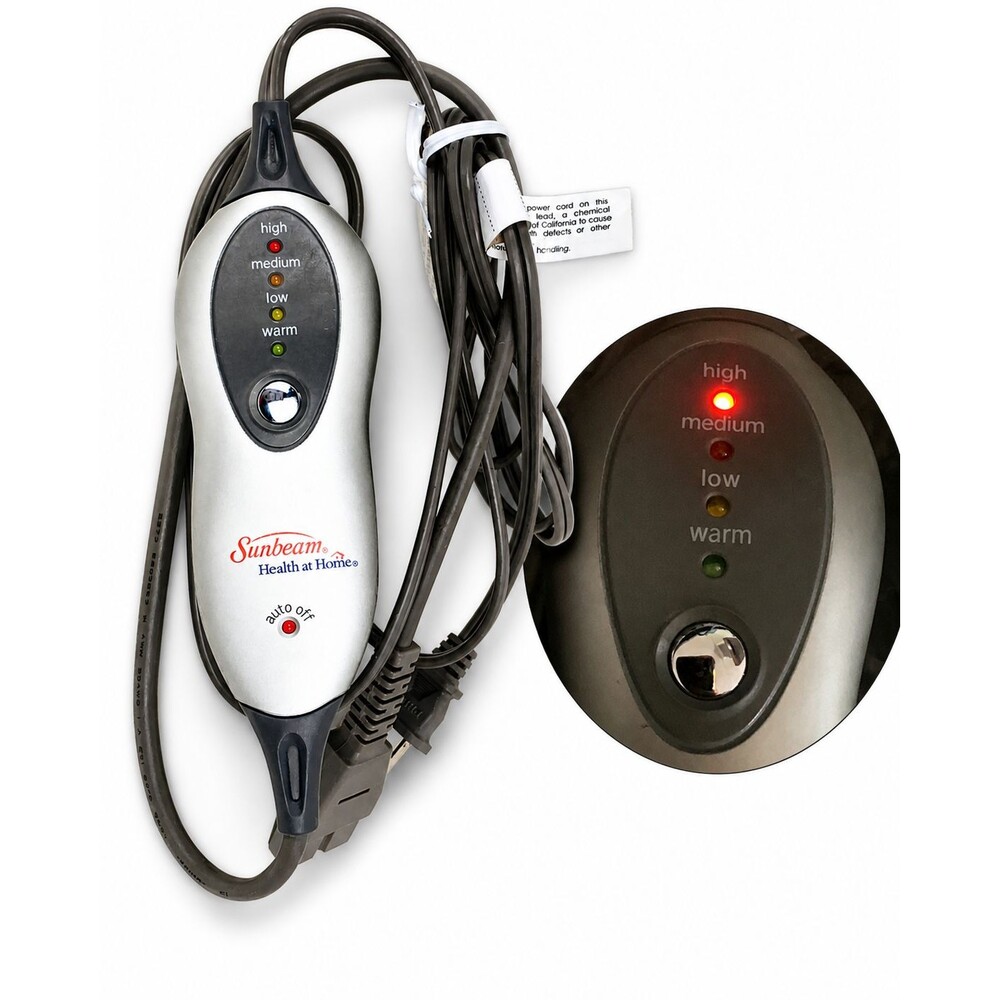 Sunbeam E12107 Heating Pad Power Controller 4-Prong / Tested